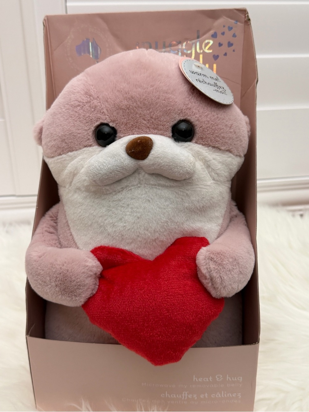 Snuggle Buddy Heat And Hug Otter